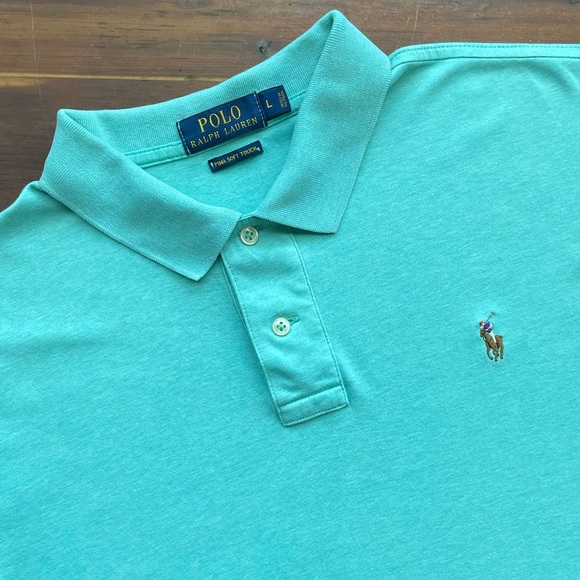 Men’s Polo Ralph Lauren Short Sleeve Classic Fit Soft Cotton Polo/Collared Shirt - Picture 6 of 12